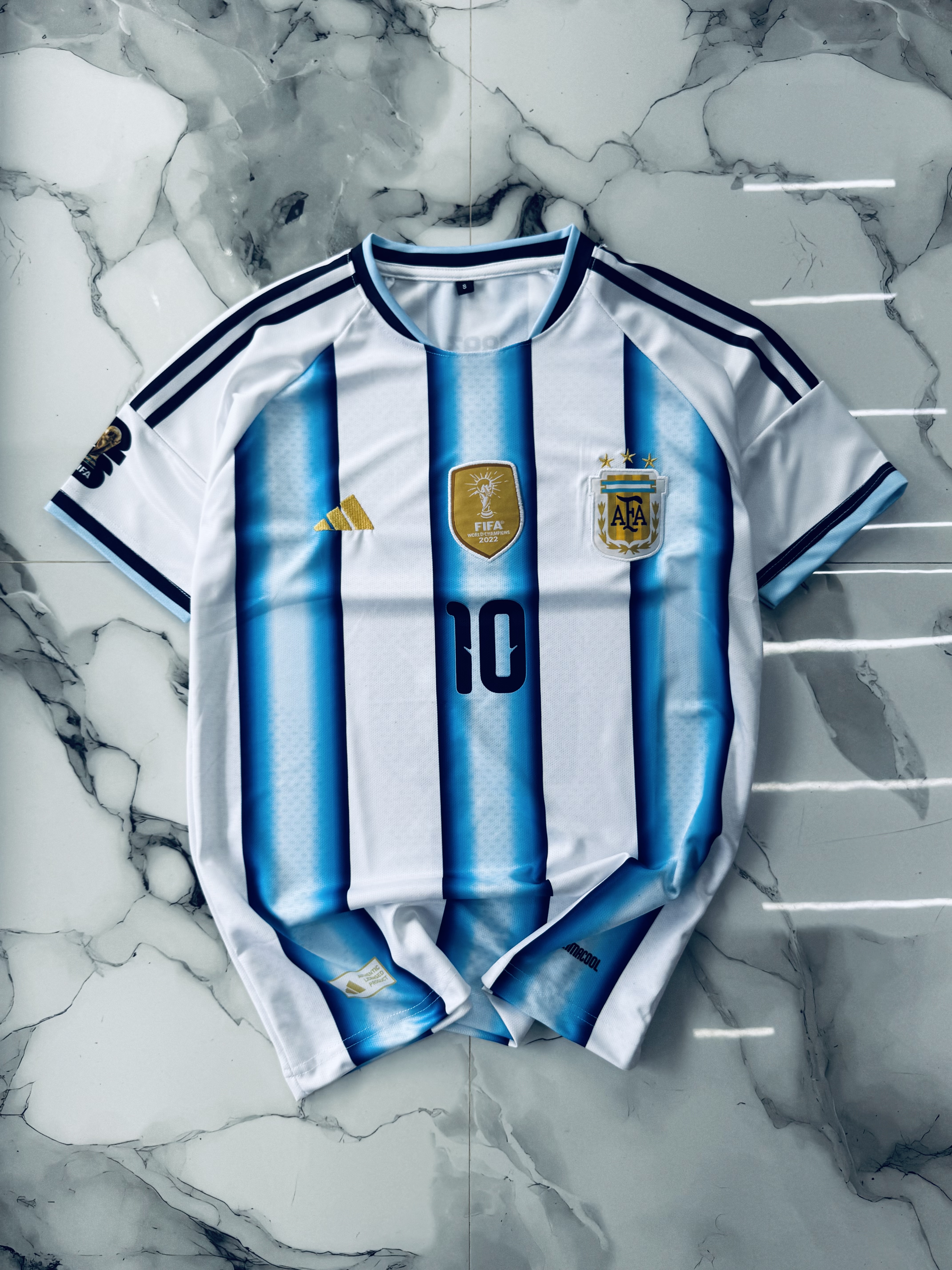 Argentina Home Football Jersey #10 – Premium Fan Edition